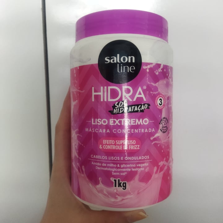 photo of Salon line Máscara Concentrada Hidra S.O.S Hidratação Liso Extremo shared by @flaviagalbiatti on  19 May 2024 - review