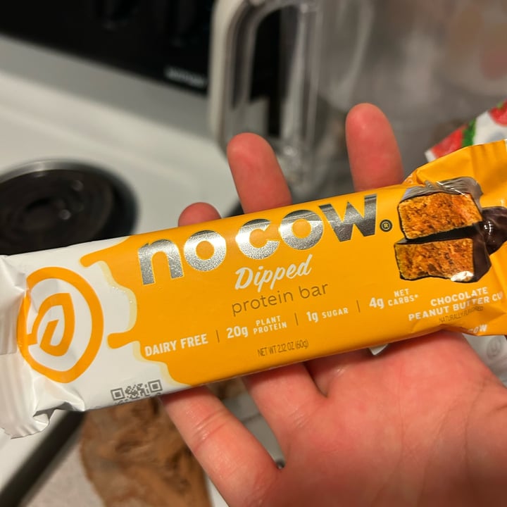 photo of No Cow Chocolate peanut butter cup protein bar shared by @samanthab3 on  18 Apr 2024 - review