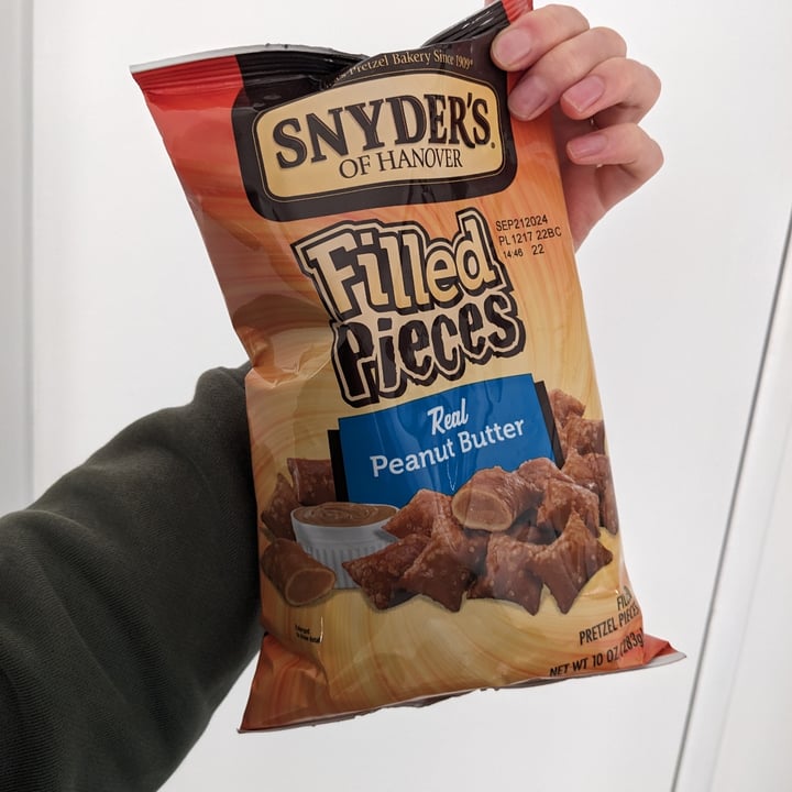 photo of Snyder's of Hanover Peanut Butter Filled Pieces shared by @jandrews on  02 Jan 2024 - review