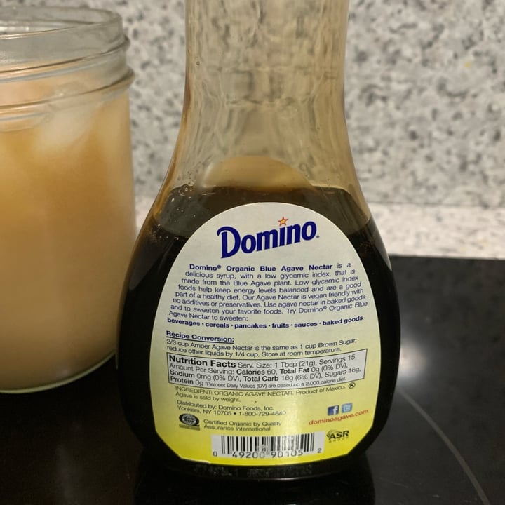 photo of Domino Organic Blue Agave shared by @onehungryvegan on  10 Apr 2024 - review
