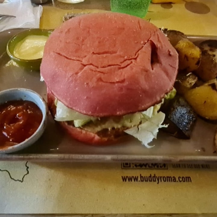 photo of Buddy Italian Restaurant Cafè Vegan Burger shared by @domizia on  17 Feb 2024 - review