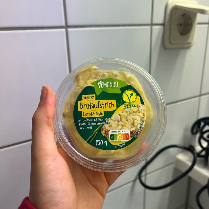 Vemondo veganer brotaufstrich eiersalat-style Review | abillion