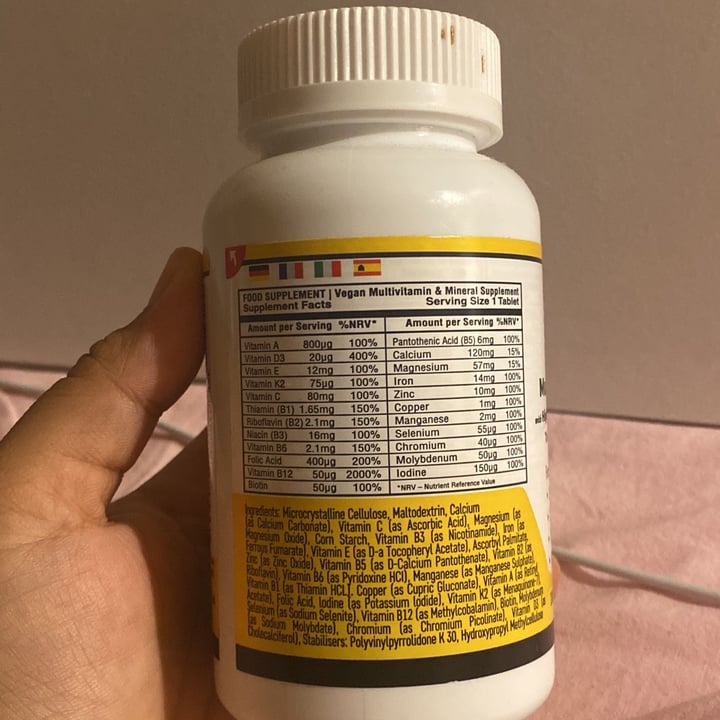 photo of Vegan Vitality Multivitamins & Minerals shared by @inescedeno20 on  17 Sep 2023 - review