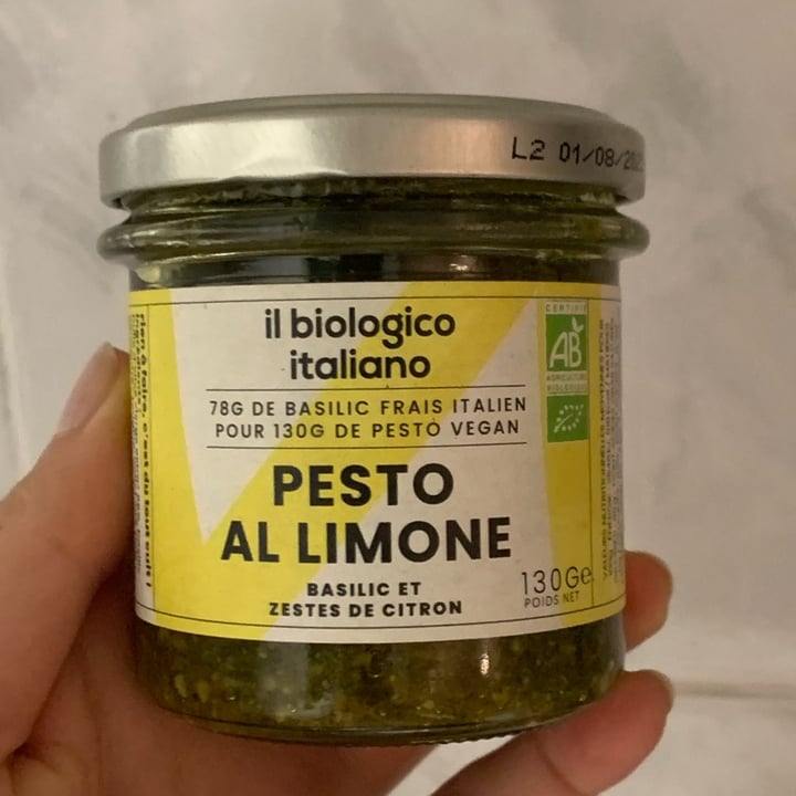 photo of Il biologico italiano pesto al limone shared by @matildesnt on  27 Oct 2023 - review