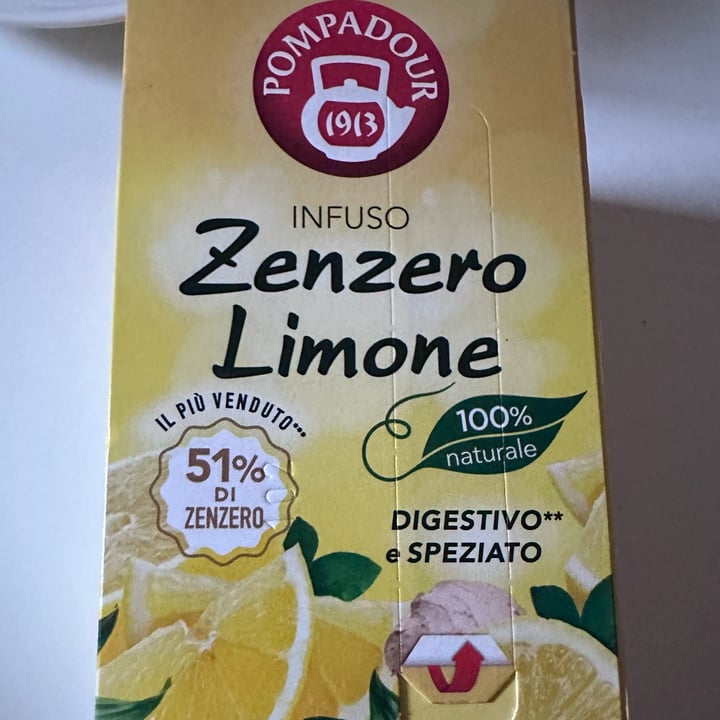 photo of Pompadour Infuso zenzero e limone shared by @babette on  05 Feb 2025 - review