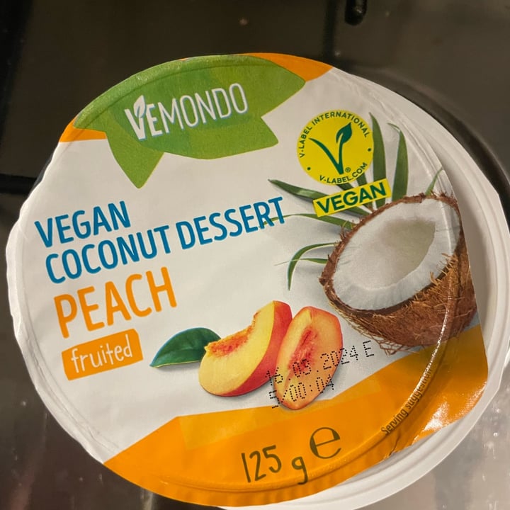 photo of Vemondo Vegan Coconut Dessert Peach shared by @saramaya on  20 Feb 2024 - review