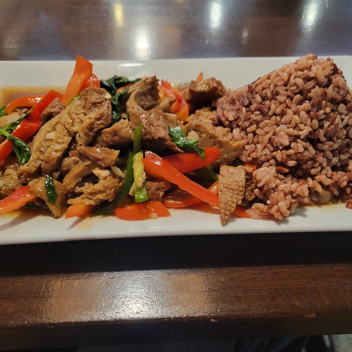 photo of The Bangkok Thai Cooking & Bar Vegetarian Duck Kra Prow shared by @migithealien on  19 Aug 2024 - review