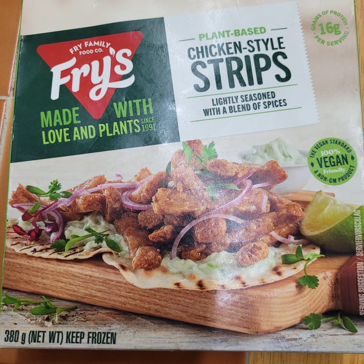 photo of Fry's Family Food Chicken Style Strips shared by @beadercollie on  02 May 2024 - review