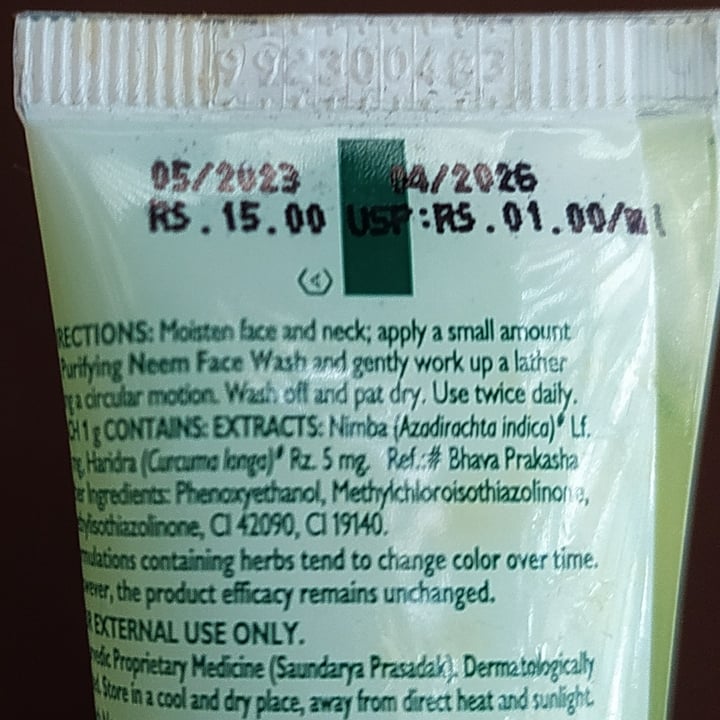 photo of Himalaya Purifying Neem Face Wash shared by @veganbhumika on  25 Mar 2024 - review