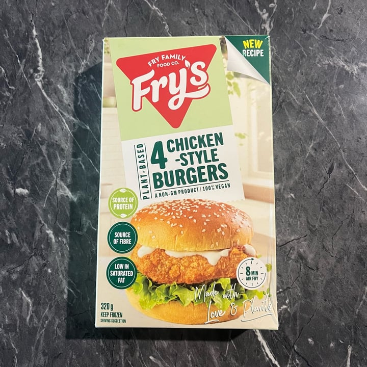 photo of Fry's Family Food Chicken-Style Burgers shared by @vegan-friendly on  26 Jul 2025 - review