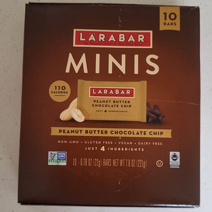 photo of Larabar Minis Peanut Butter Chocolate Chip shared by @socalvegan on  01 Mar 2024 - review
