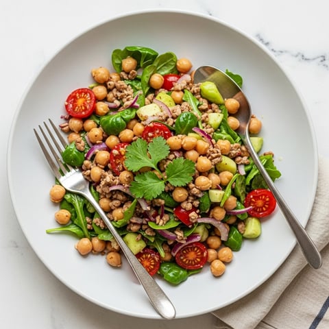 Quick & Refreshing Vegan 'No-Tuna' Chickpea Salad: A Healthy, Dairy-Free Lunch Inspired by the Coast