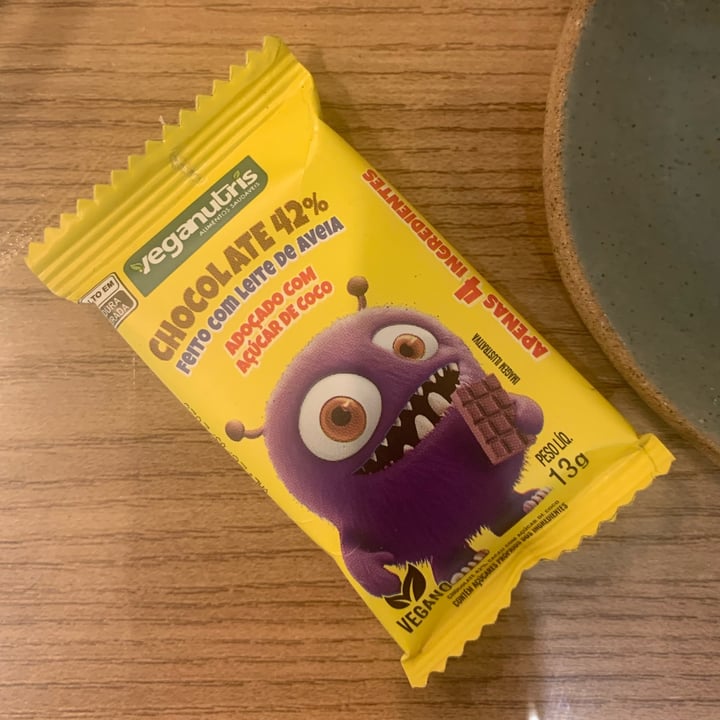 photo of Veganutris Chocolate 42% shared by @vimauro on  30 Sep 2025 - review