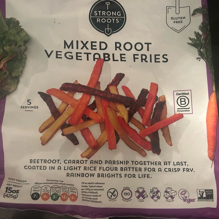 photo of Strong Roots Mixed Roots Vegetable fries shared by @justsomeenby on  04 Oct 2023 - review