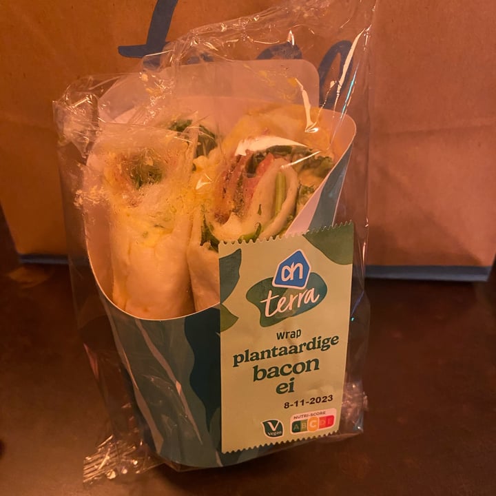 photo of Albert Heijn Terra wrap plantaardige bacon & ei shared by @mg94 on  09 Nov 2023 - review