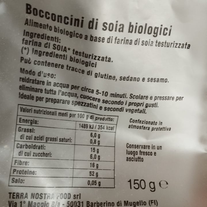 photo of Terra Nostra food srl Bocconcini di soia shared by @azaholmes01 on  10 Mar 2024 - review