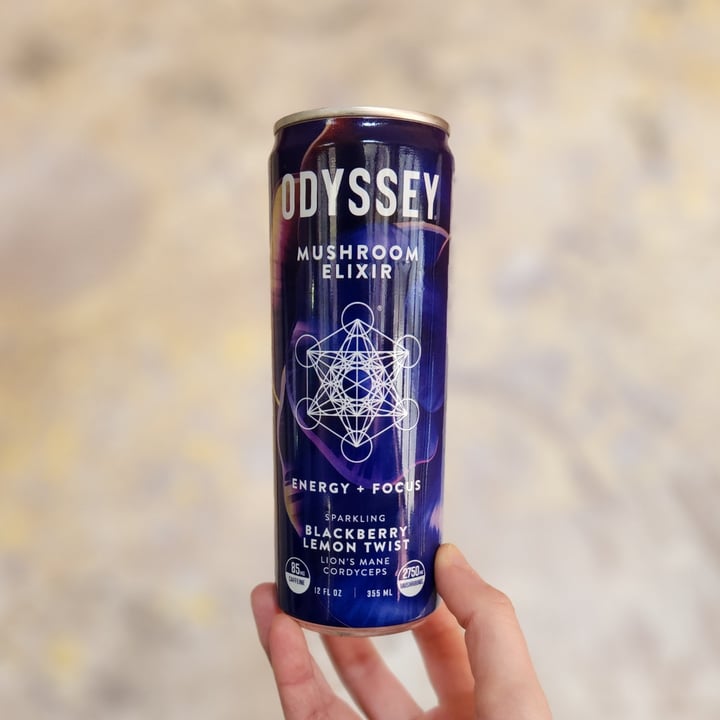photo of Odyssey Mushroom Elixir Energy + Focus Sparkling Blackberry Lemon Twist shared by @rosieb33 on  04 Mar 2024 - review