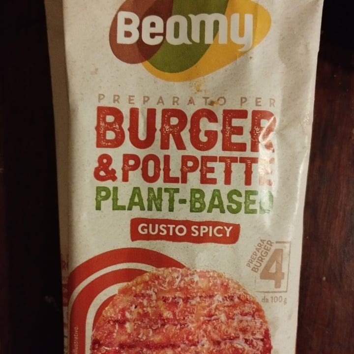 photo of Beamy Preparato Per burger E Polpette Plant Base Gusto Spicy shared by @filippo1982 on  07 Oct 2023 - review