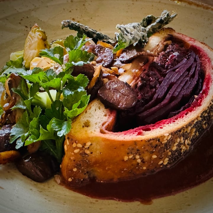 photo of Cradle Beetroot & Mushroom Wellington shared by @leevardy on  14 Dec 2023 - review