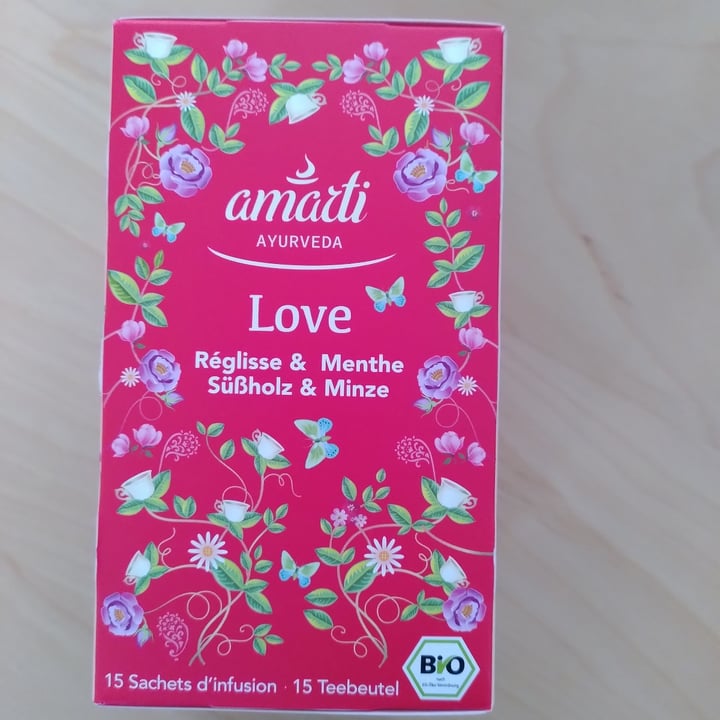 photo of Amarti ayurveda Love - Réglisse & Menthe shared by @walkabout-veg on  21 Mar 2024 - review