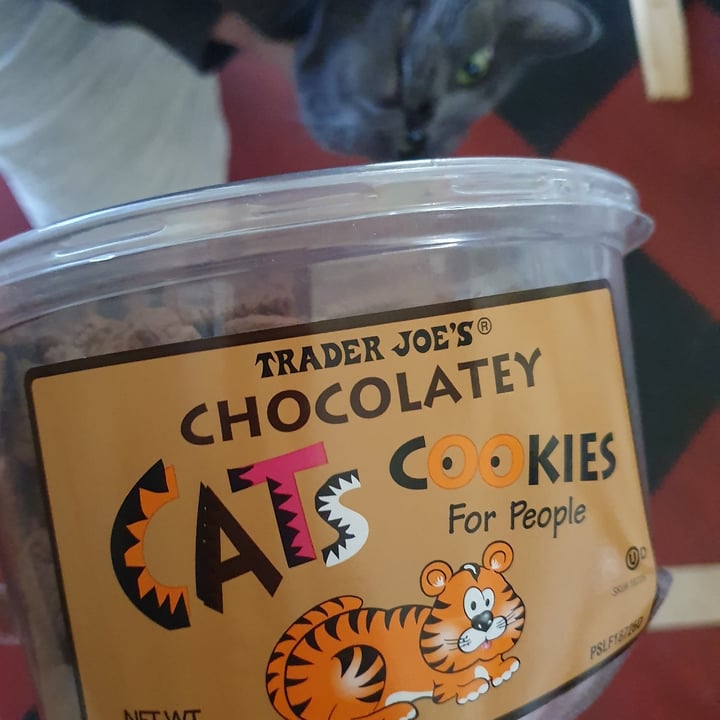 photo of Trader Joe's Chocolatey Cat Cookies for People shared by @pdxcat on  18 Mar 2024 - review