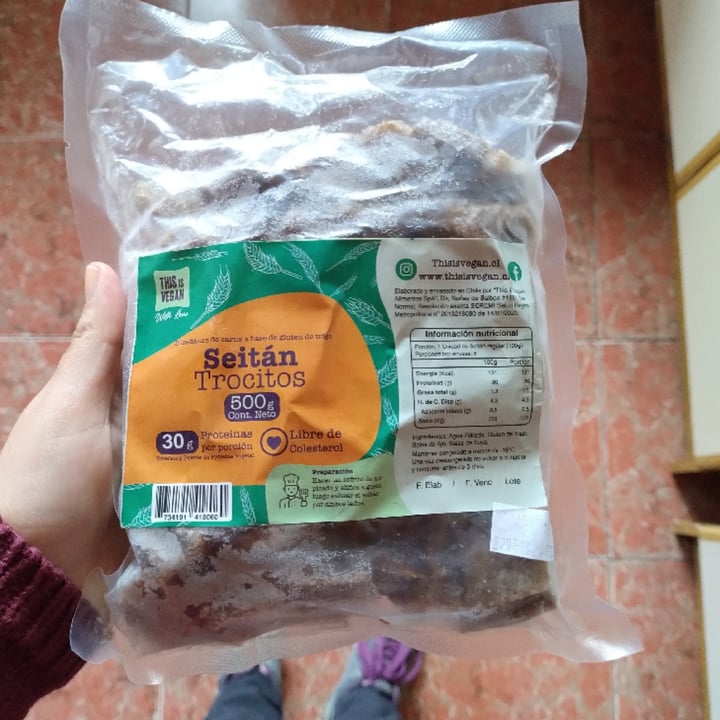 photo of This Is Vegan Seitan Trocitos shared by @catamartins on  26 Oct 2024 - review