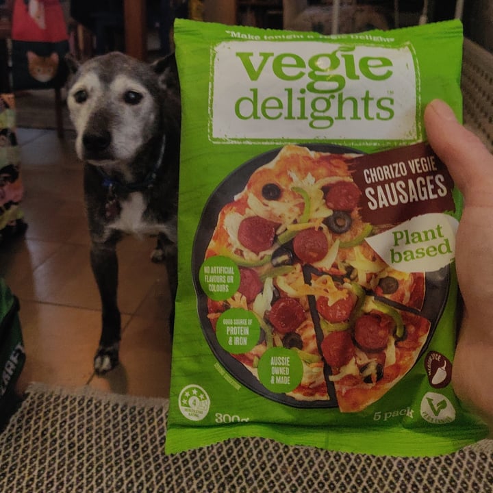 photo of Vegie Delights Chorizo Vegie Sausages shared by @cruzilla on  27 Apr 2024 - review