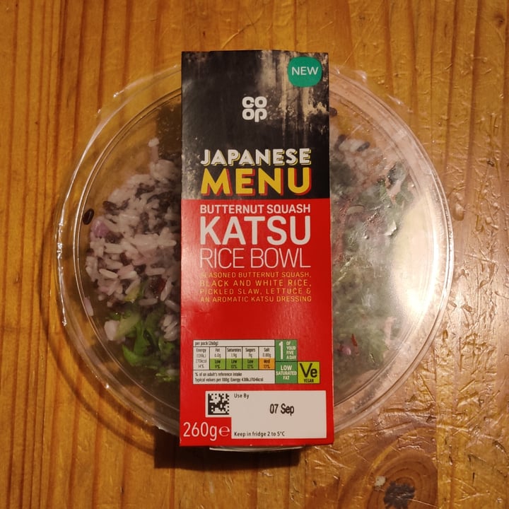 photo of co-op Japanese Menu Butternut Squash Katsu Rice Bowl shared by @filter-kaapi on  17 Sep 2023 - review