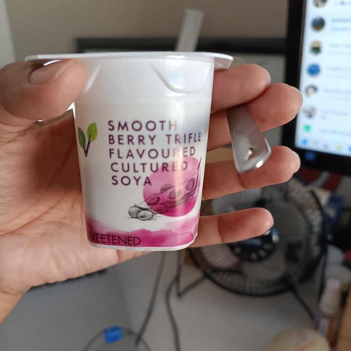 photo of Woolworths Food Smooth Berry Trifle Flavoured Cultured Soya shared by @deidrejohnson on  11 Dec 2023 - review