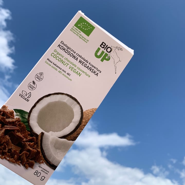 photo of BIO UP Chocolate de Côco shared by @vegancreatrix on  29 Jan 2024 - review