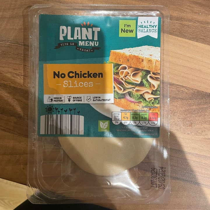 photo of Plant Menu no chicken slices shared by @appleappleamanda on  26 Jan 2024 - review