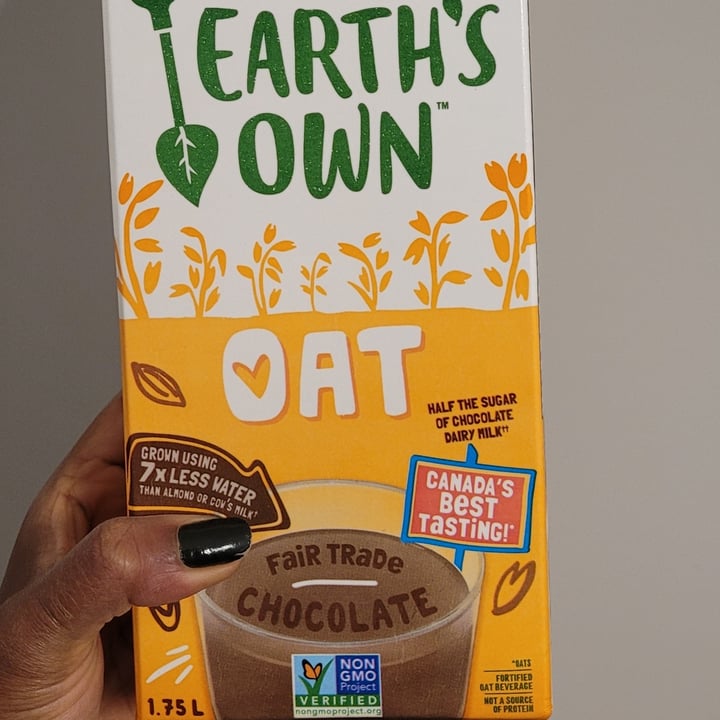 photo of Earth's Own Chocolate Oat Milk shared by @theveglife on  10 Oct 2023 - review