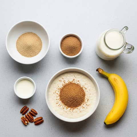 Hearty Vegan Mealie Meal Porridge: Cozy Gluten-Free South African Breakfast with Caramelized Banana & Pecans