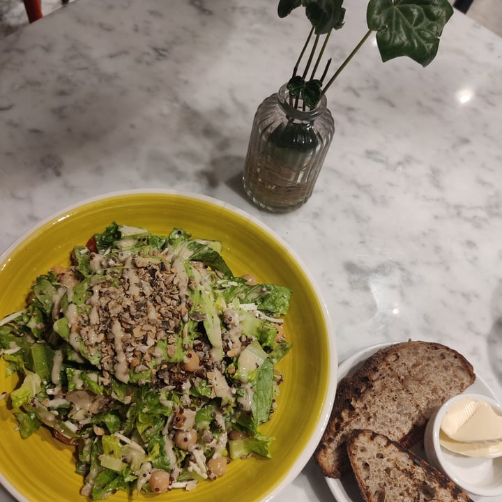 photo of Kafé Plattan Caesar salad shared by @enkelvegan on  13 May 2024 - review