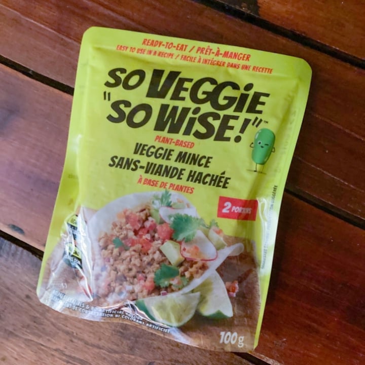 photo of So veggie so wise Veggie ground shared by @shlumpadinka on  02 Apr 2024 - review