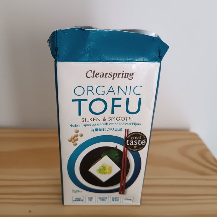 photo of Clearspring Organic Tofu Silken & Smooth shared by @biancafurii on  31 Aug 2023 - review