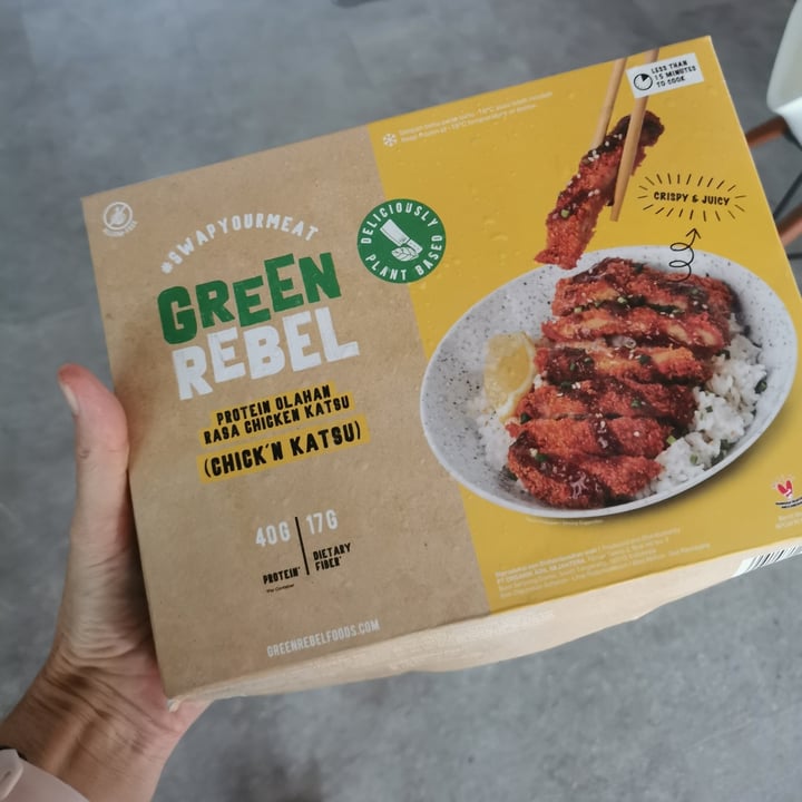 photo of Green Rebel Foods Green Rebel Chick'n Katsu shared by @stefietokee on  27 Jan 2024 - review