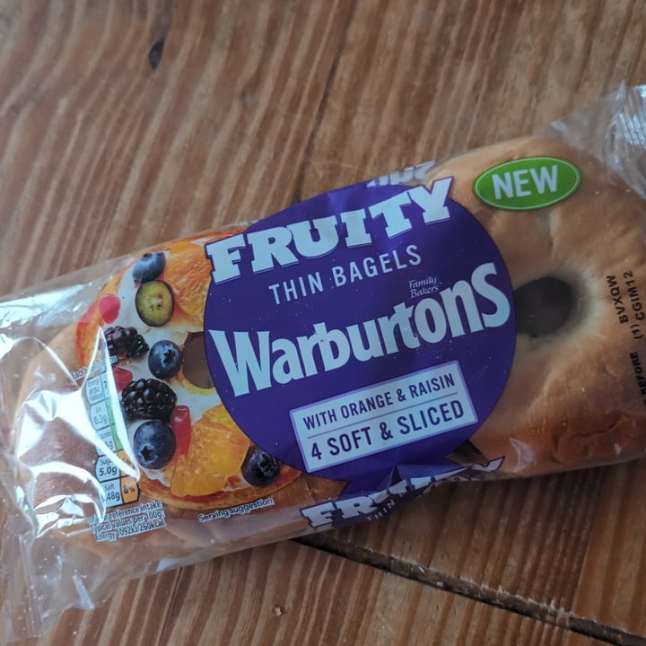 photo of Warburtons Fruity Thin Bagels shared by @emsieee on  03 Oct 2025 - review