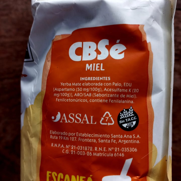 photo of Cbse Yerba Mate sabor miel shared by @aphrodytemoon on  07 Apr 2024 - review