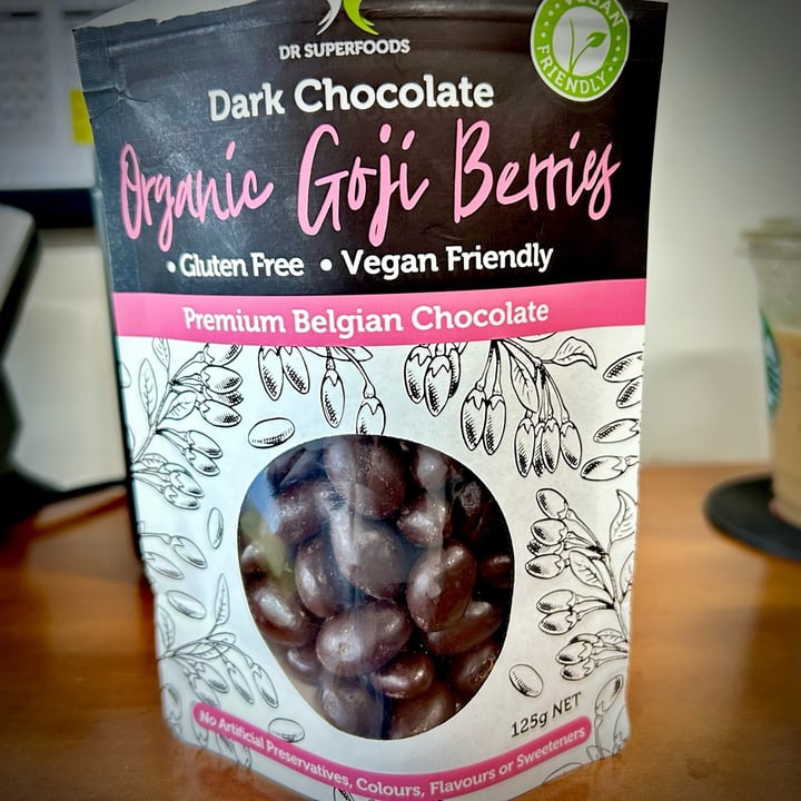 photo of Dr Superfoods dark chocolate organic goji berries shared by @itsjustmel on  27 Mar 2024 - review