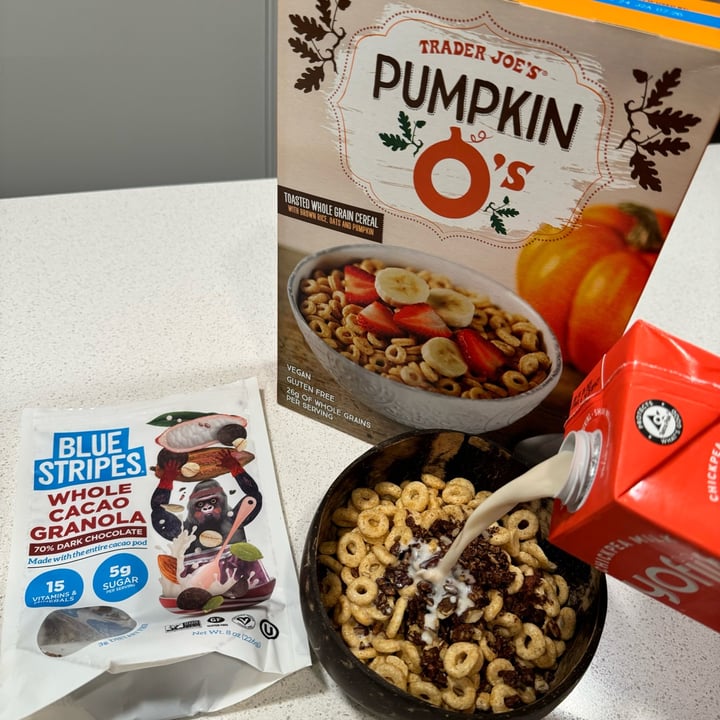 photo of Trader Joe's Pumpkin O's shared by @berryveganplanet on  28 Sep 2023 - review