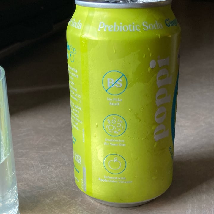photo of Poppi Ginger lime prebiotic soda shared by @rjp on  31 Aug 2024 - review