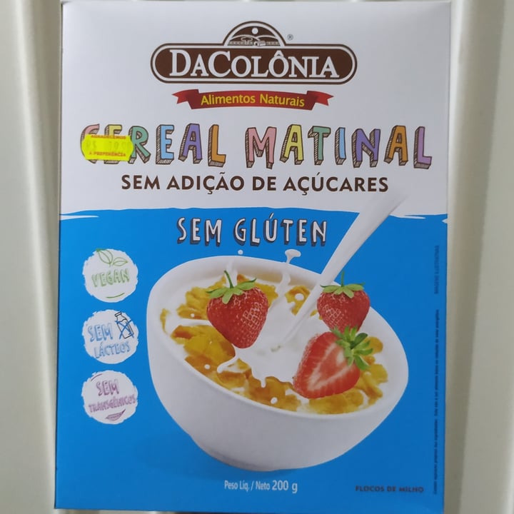 photo of DaColônia cereal matinal sem adição de açúcares shared by @cassiot on  20 Dec 2024 - review