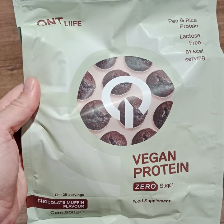 photo of QNT Vegan Protein - Chocolate Muffin Flavour shared by @francescaglad7 on  16 Jun 2024 - review