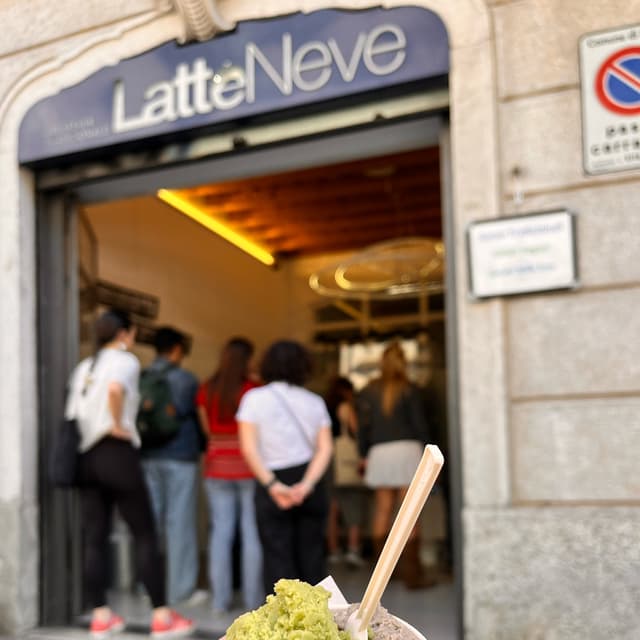 Photo of the dish “Grigio Milano e matcha”