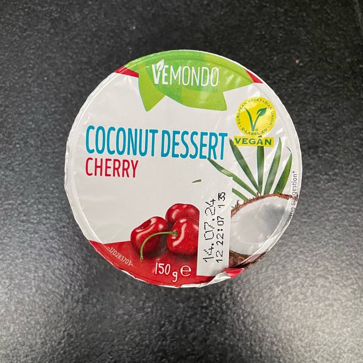 photo of Vemondo  Coconut dessert cherry shared by @sara238 on  25 Jun 2024 - review