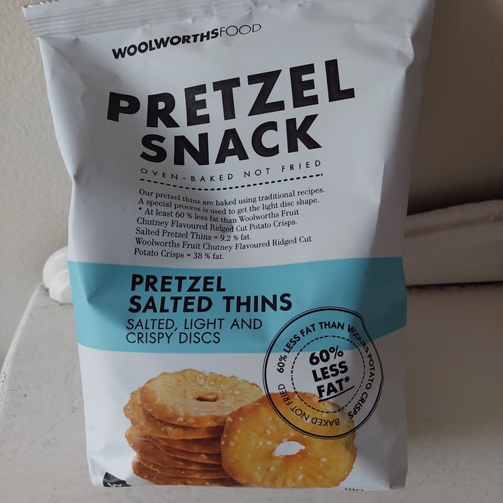 photo of Woolworths Food Pretzel salted thins shared by @hippiegirl on  12 May 2024 - review
