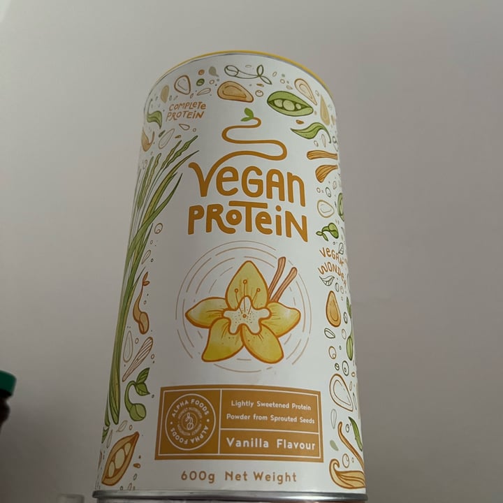 photo of Alpha Foods Vegan Protein vanilla shared by @clau on  19 Apr 2024 - review