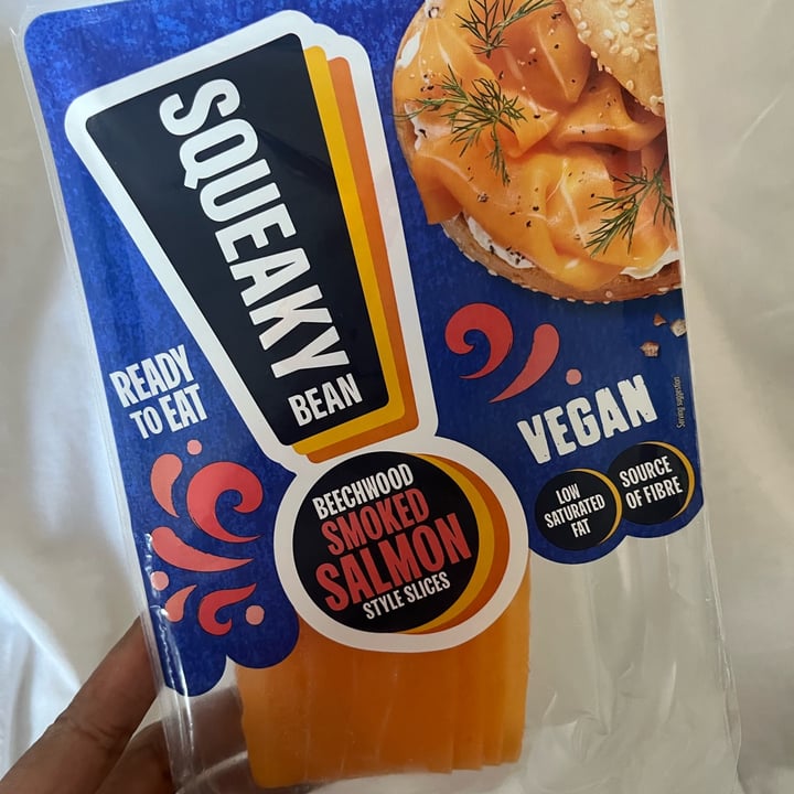 photo of Squeaky Bean Beechwood Smoked Salmon Style Slices shared by @vsethu on  19 Jan 2025 - review