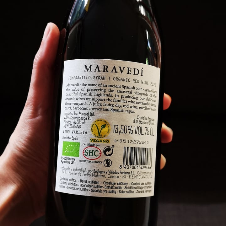 photo of Maravedí Tempranillo-syrah organic red wine Tempranillo-syrah organic red wine shared by @sademosz on  21 Dec 2023 - review